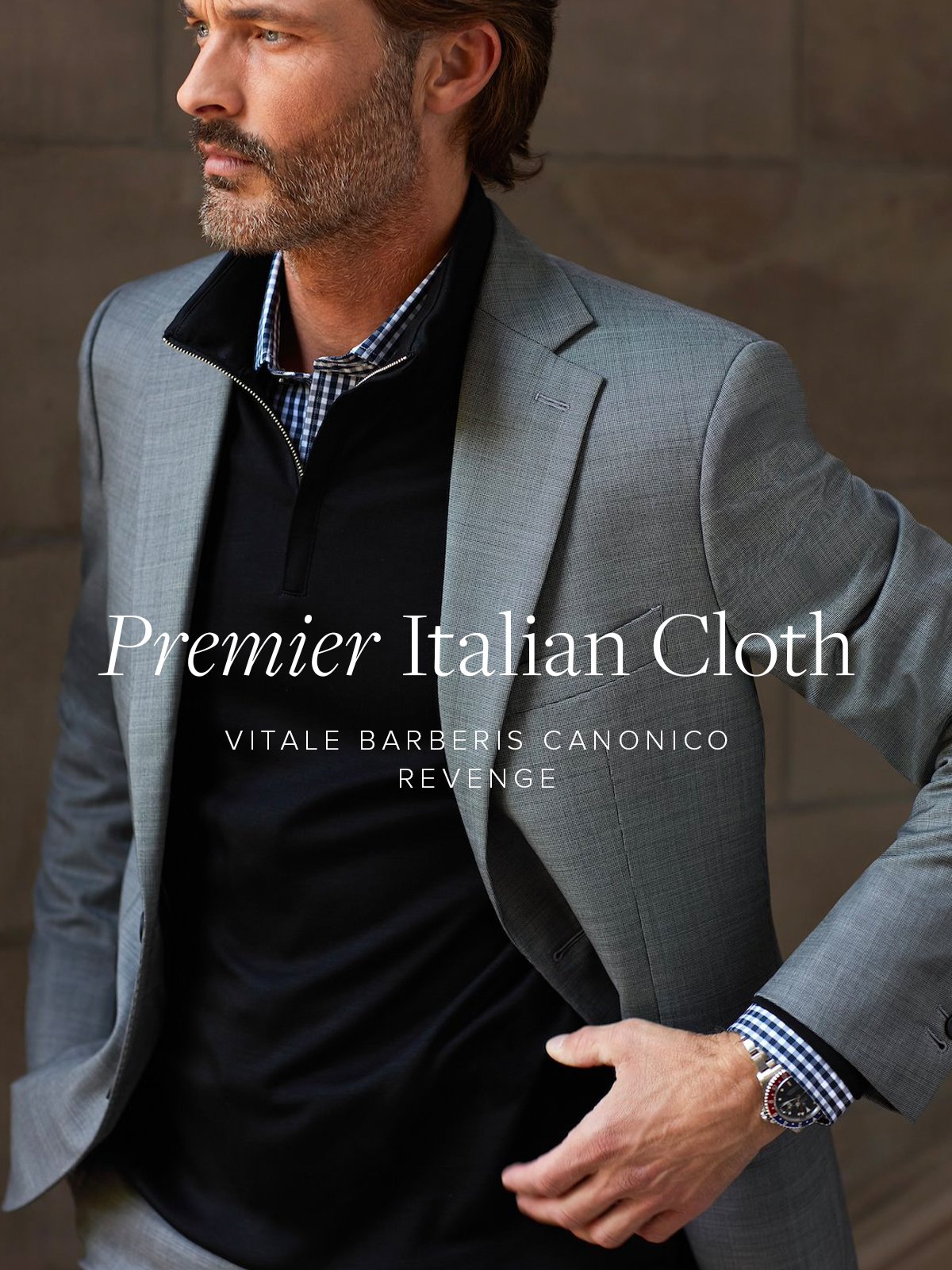 Premier Italian Cloth. Vitale Barberis Canonico Revenge. Suiting 44.